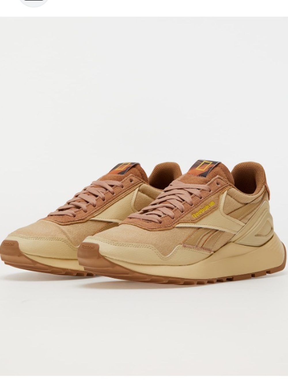 Reebok Classic Leather Legacy Az National Geographic Sneakers‎ Sahara size 8.5
